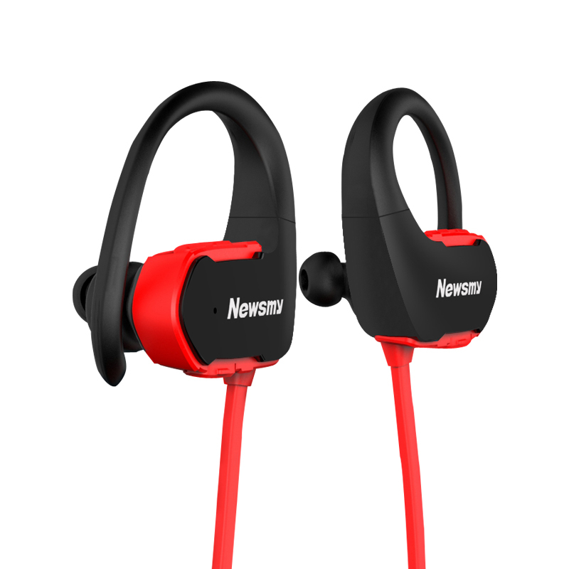 纽曼(Newsmy)MP3播放器 Q12 8G 红色 头戴式运动蓝牙耳机 跑步健身型挂耳式 MP3音乐播放器