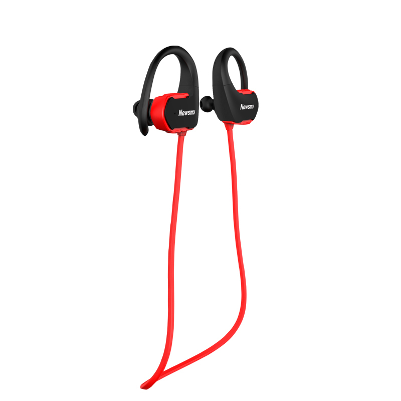 纽曼(Newsmy)MP3播放器 Q12 8G 红色 头戴式运动蓝牙耳机 跑步健身型挂耳式 MP3音乐播放器
