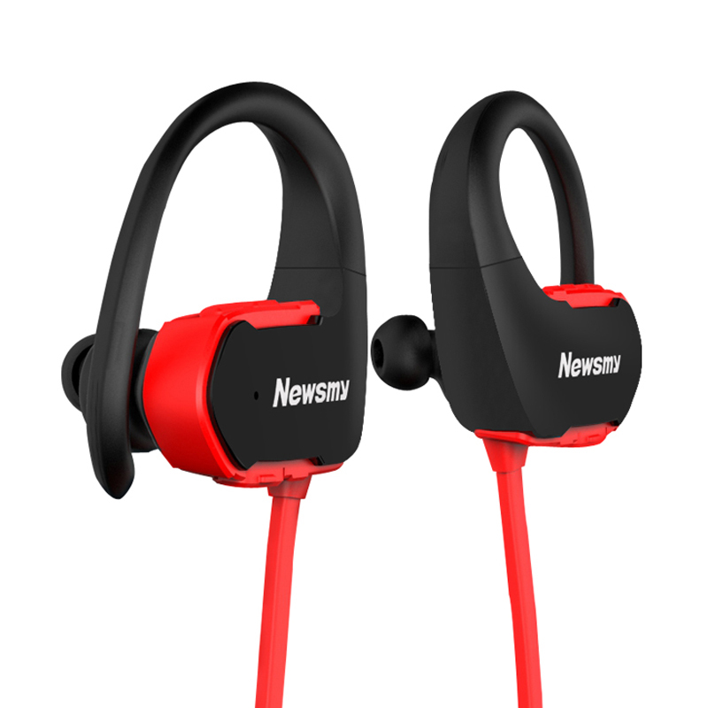 纽曼(Newsmy)MP3播放器 Q12 8G 红色 头戴式运动蓝牙耳机 跑步健身型挂耳式 MP3音乐播放器
