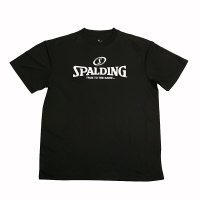 斯伯丁Spalding篮球运动服舒适透气大码短袖T恤男20017-01黑色