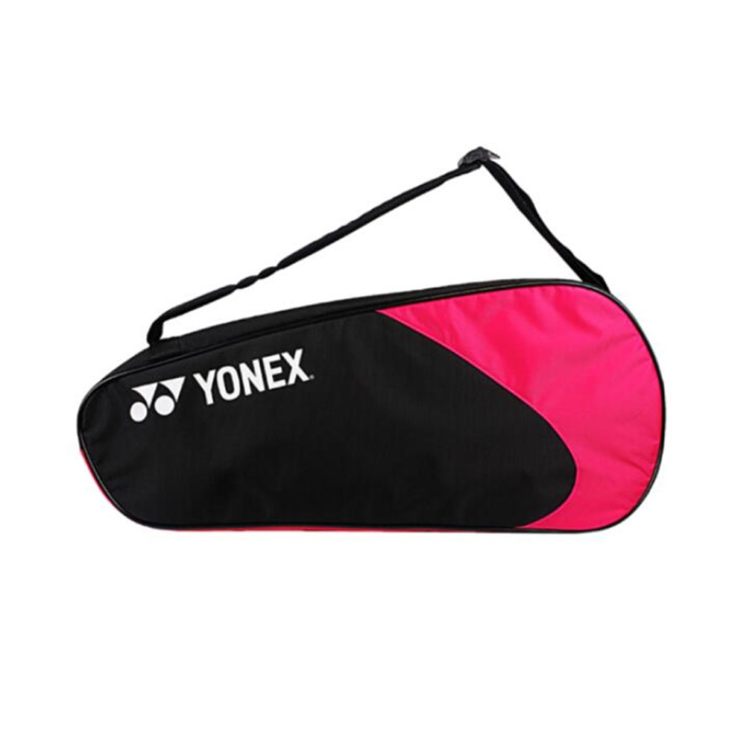 YONEX尤尼克斯羽毛球包尼龙材质 三支装单肩包8723 亮粉红