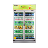 华美(Huamei)LC-1260F 商用展示柜 双门立式陈列柜 水果保鲜柜冷柜 风冷无霜