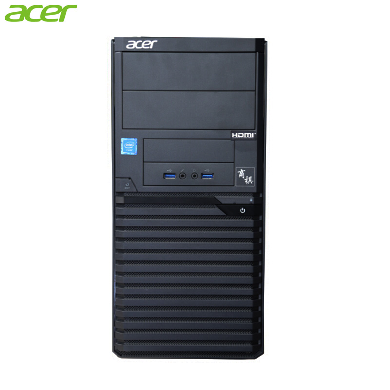 宏碁(acer)商祺V4220 1401台式商用电脑主机(G3930 4GB 1TB 无光驱 串口 Linux 3年)