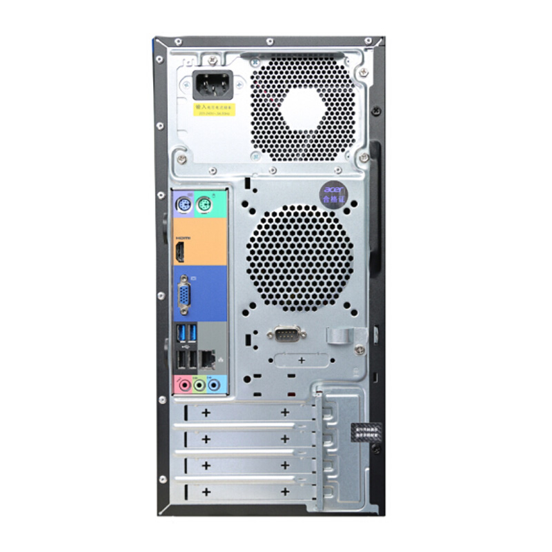 宏碁(acer)商祺V4220 1401台式商用电脑主机(G3930 4GB 1TB 无光驱 串口 Linux 3年)