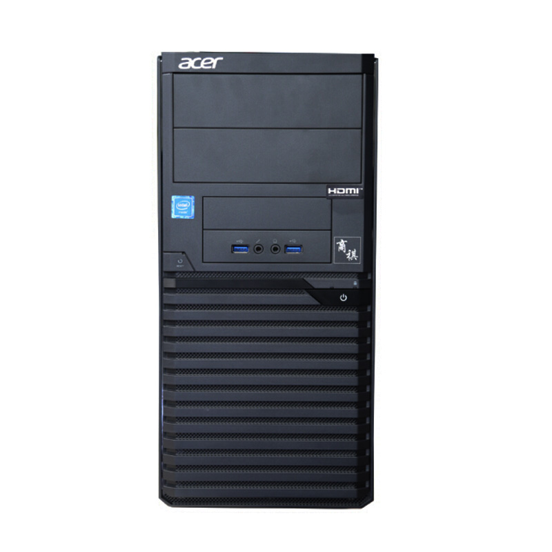 宏碁(acer)商祺V4220 1401台式商用电脑 19.5英寸屏(G3930 4G 1T 无光驱 串口 Linux)