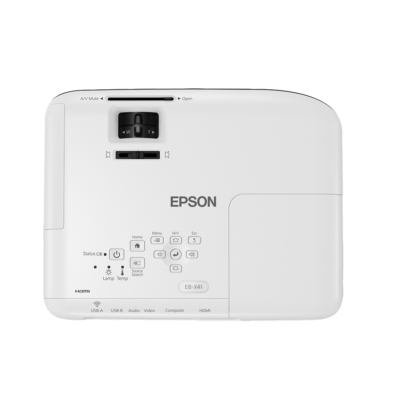 爱普生(EPSON) CB-W42 3LCD 商务易用投影机 无线四画面投影+120英寸4:3电动幕布(赠送三角架)