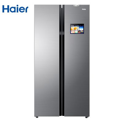 海尔(Haier)BCD-610WDIEU1 610升分冷无霜对开门冰箱 智能WIFI干湿分储大冷冻变频彩晶杀菌家用冰箱