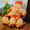 圣诞节礼物圣诞老人毛绒玩具玩偶小公仔圣诞树礼品创意可爱布娃娃圣诞老人15厘米