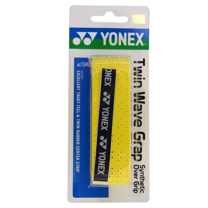 尤尼克斯YONEX羽毛球拍龙骨手胶PU(带孔)减震防滑吸汗带AC-134EX长宽高1020*28*0.6mm