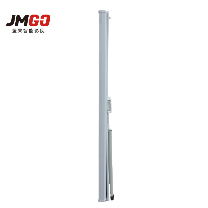 坚果JMGO 专业投影 投影配件 铝合金支架幕布100寸 16:9 宽屏幕比168度可视角度 稳固支撑 可移动收纳