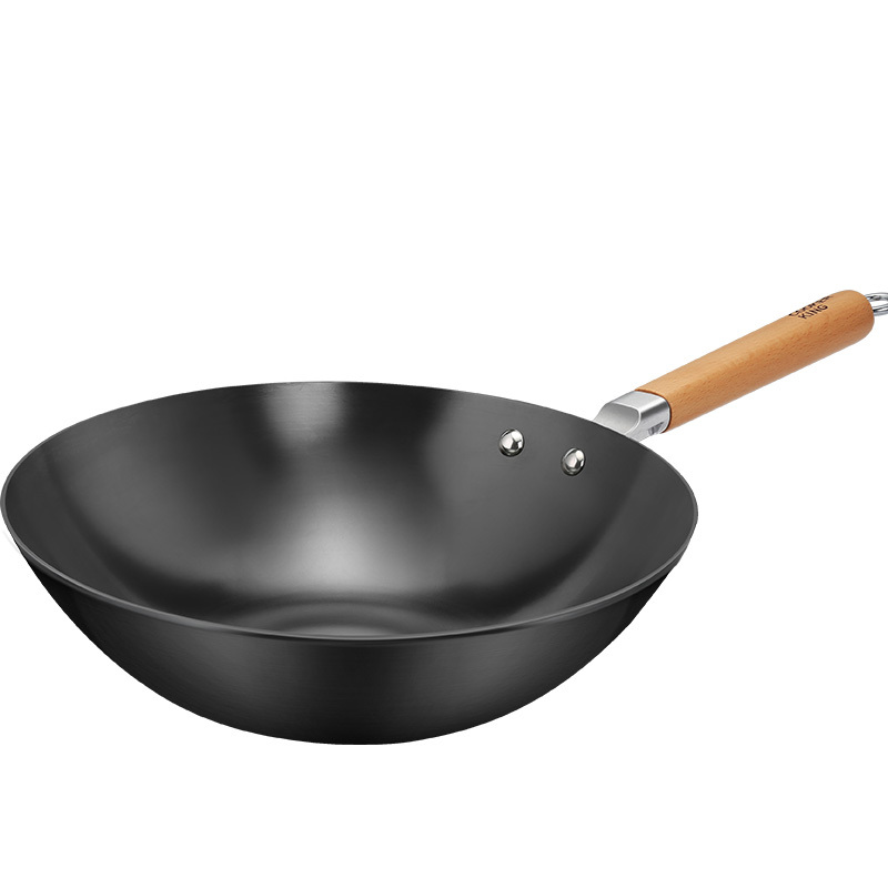炊大皇(COOKER KING) 炒锅DZAF32JC 家传老铁锅 32CM健康无涂层精铁炒锅
