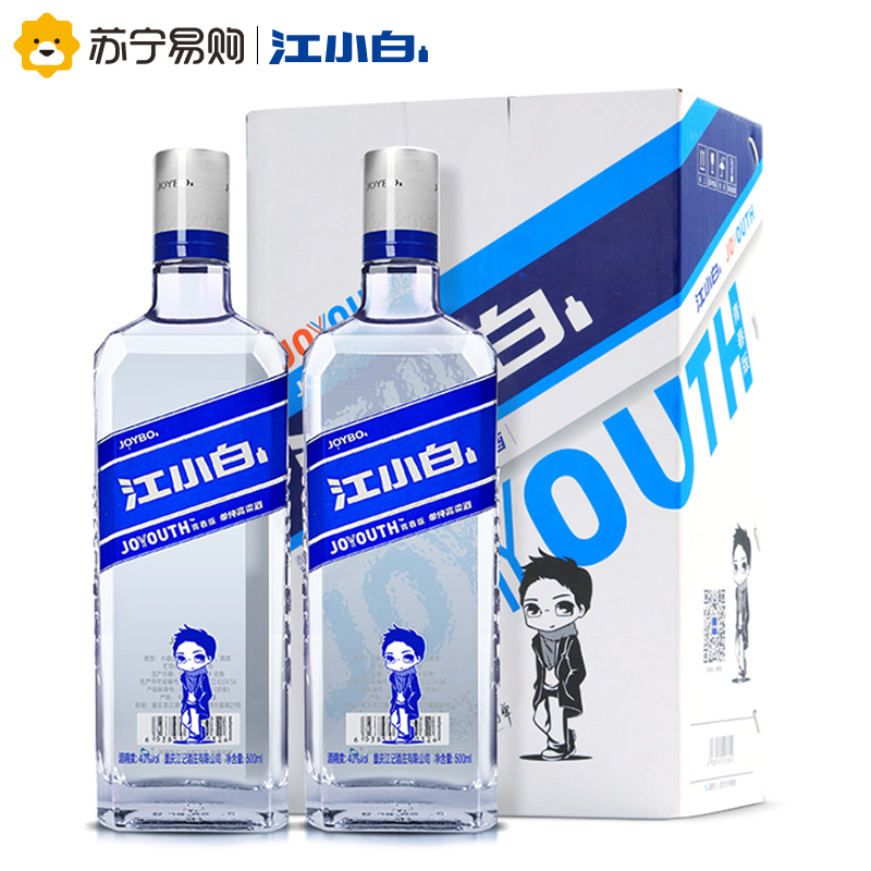 江小白(jiangxiaobai) 40度 清香型国产酒500ml*4瓶箱装高清大图
