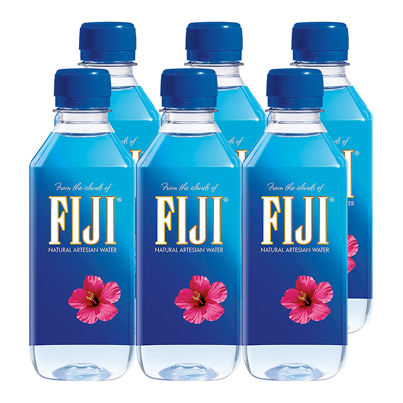 FIJI 斐济 天然深层矿物水 500ml 瓶装 6瓶/组 优质水源地 天然弱碱 进口矿泉水 饮用水