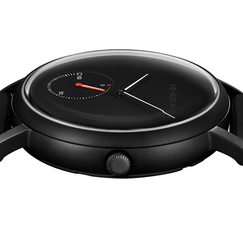 YO-WATCH Shine智能手表P6730M-橙色硅牛皮带款