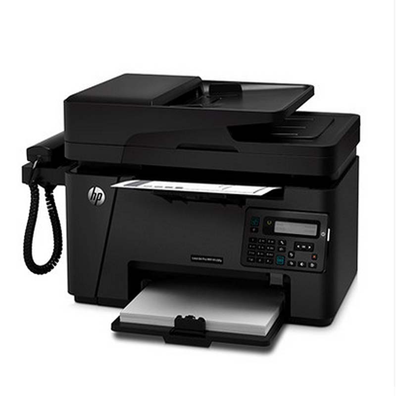 惠普(HP)LaserJet Pro MFP M128fp黑白激光打印复印扫描传真一体机 电话手柄 YZ