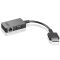lenovo联想 OneLink+ to VGA/RJ45 adapter 转接线 4X90J31060 (根)