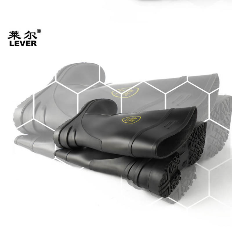 莱尔 纯黑 中筒雨鞋 36码 SC-11-99(双)