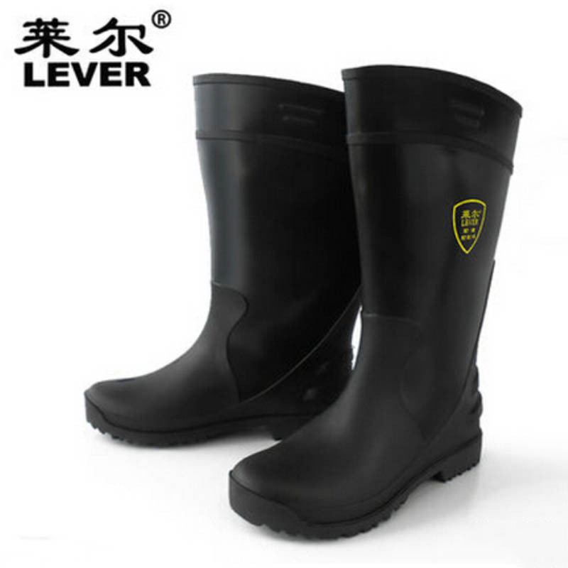 莱尔 纯黑 中筒雨鞋 36码 SC-11-99(双)