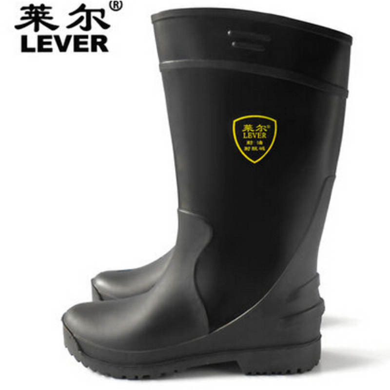 莱尔 纯黑 中筒雨鞋 36码 SC-11-99(双)