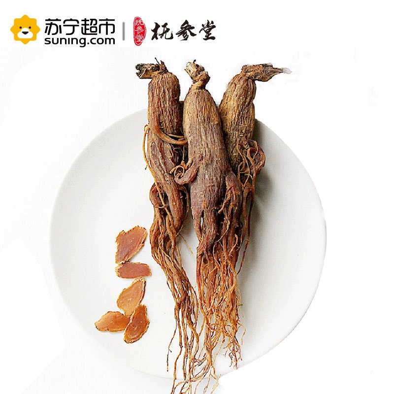 抚参堂 长白山人参全须红参礼盒装 2支40g/盒
