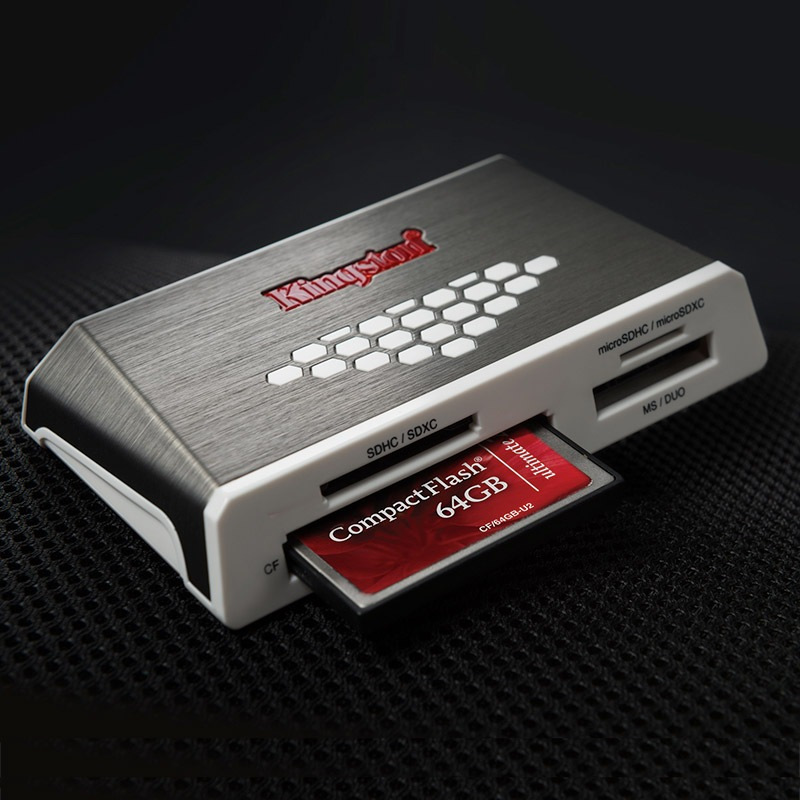 金士顿(Kingston) FCR-HS4IN 多合一 USB3.0高速多功能读卡器 读卡器