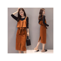 琉璃繁缕时尚百搭气质韩版潮流休闲修身显瘦套装/套裙2017年秋季