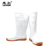 莱尔 白色 牛筋底 中筒雨鞋 40 码 SF-11-03（双）