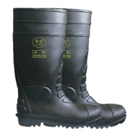 莱尔 纯黑 高筒雨鞋 43码 SM-2-99 (双)