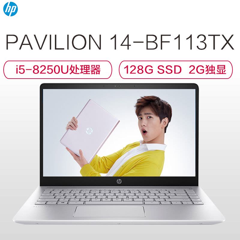 惠普(hp)Pavilion 14-bf113TX 14英寸轻薄笔记本电脑 i5八代 128GSSD+500G 2G独显图片