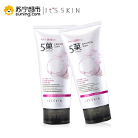 It's skin伊思透明肌五果洗面奶补水保湿清洁滋润泡沫洁面乳 180ml