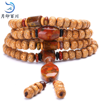 月印百川 陈籽星月菩提手串文玩高密正月菩提子108颗佛珠男女款配饰手链项链