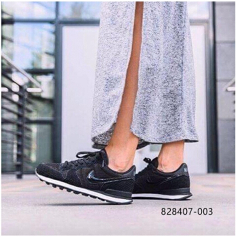 耐克（NIKE）新款女子 INTERNATIONALIST华夫底复古运动休闲慢跑鞋 828407-003