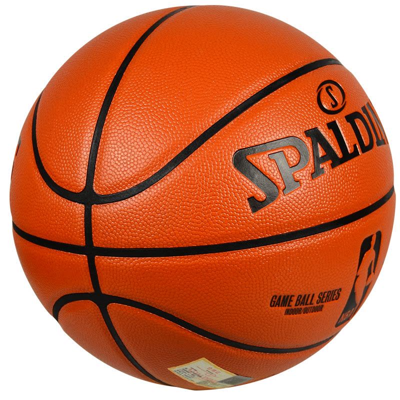 斯伯丁(SPALDING) 篮球 室内室外水泥地通用PU蓝球NBA比赛用球74-570篮球图片
