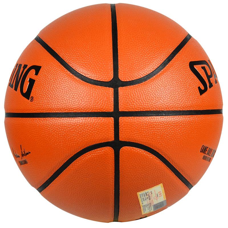 斯伯丁(SPALDING) 篮球 室内室外水泥地通用PU蓝球NBA比赛用球74-570篮球图片