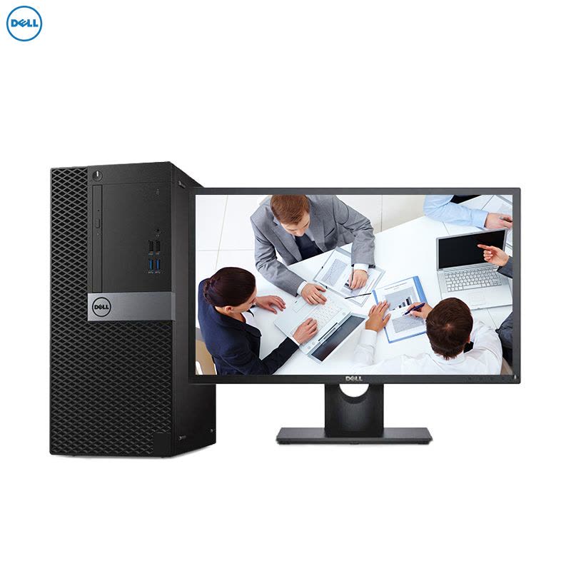 戴尔(DELL)商用Optiplex3046MT台式电脑 21.5英寸屏(六代i5 8G 500G+128G固态 刻录)图片