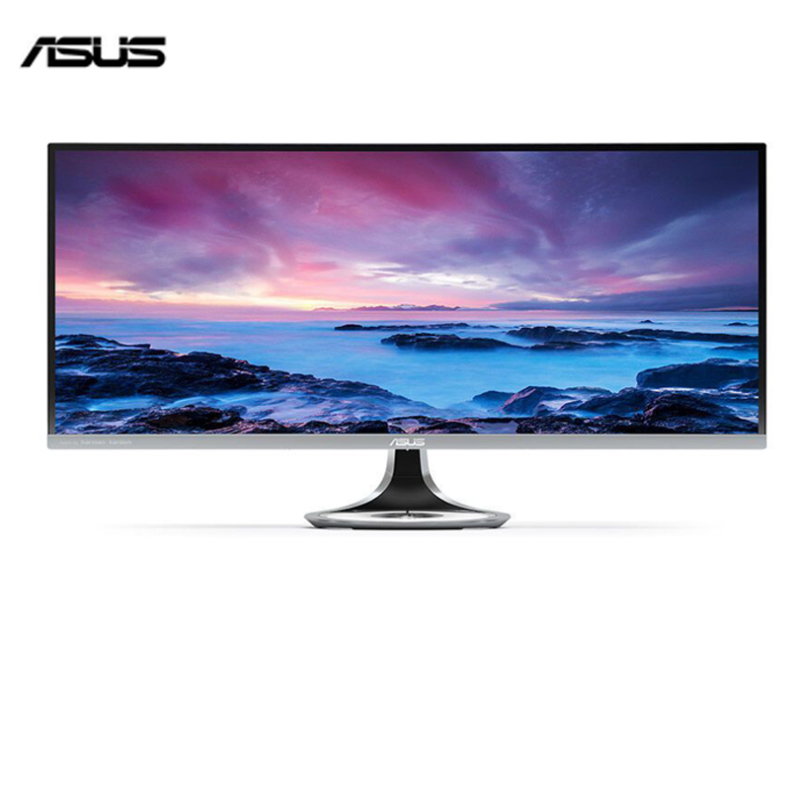 华硕(ASUS)MX34VQ 34英寸 曲面高清 窄边框 QI无线充电显示器