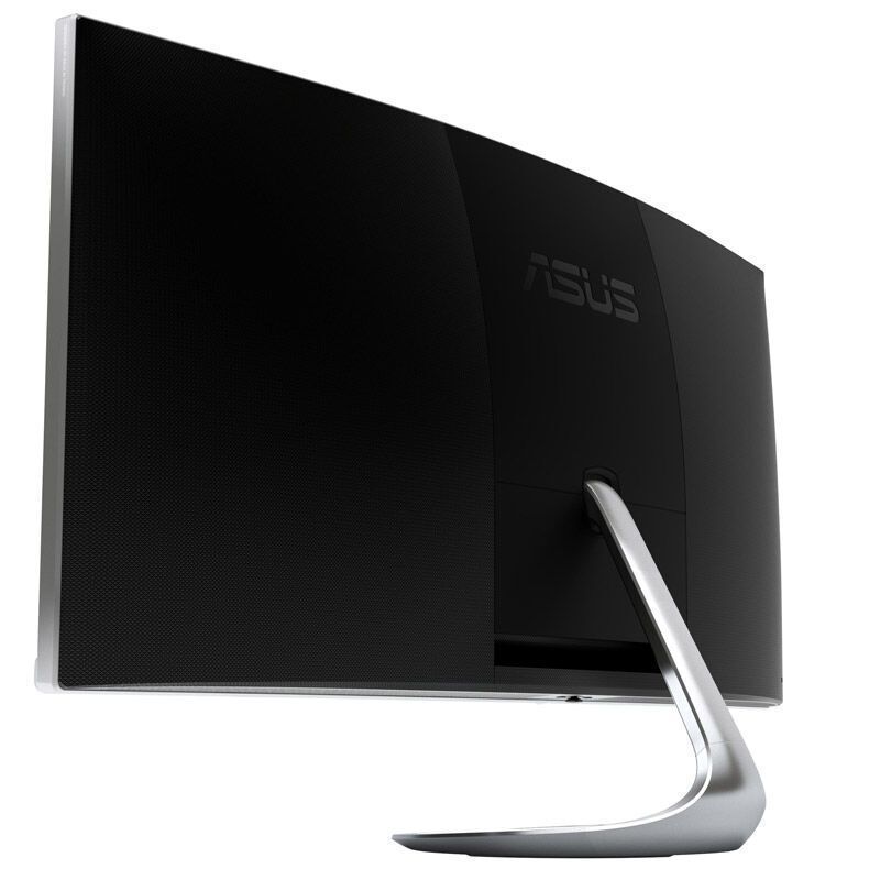 华硕(ASUS)MX34VQ 34英寸 曲面高清 窄边框 QI无线充电显示器