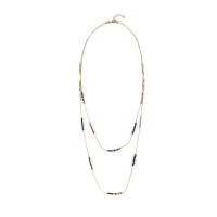 MY FLASH TRASH 正方金属吊堕项链 NF0482N-7A