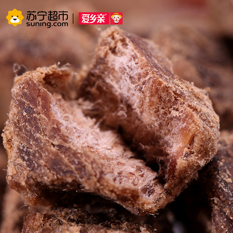 爱乡亲 肉干肉脯 牛肉粒100g(休闲零食)