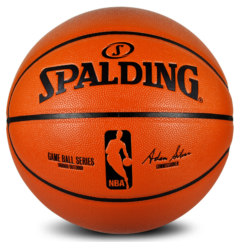 斯伯丁(SPALDING) 篮球 室内室外水泥地通用PU蓝球NBA比赛用球