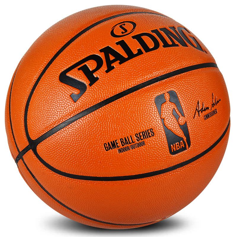 斯伯丁(SPALDING) 篮球 室内室外水泥地通用PU蓝球NBA比赛用球图片
