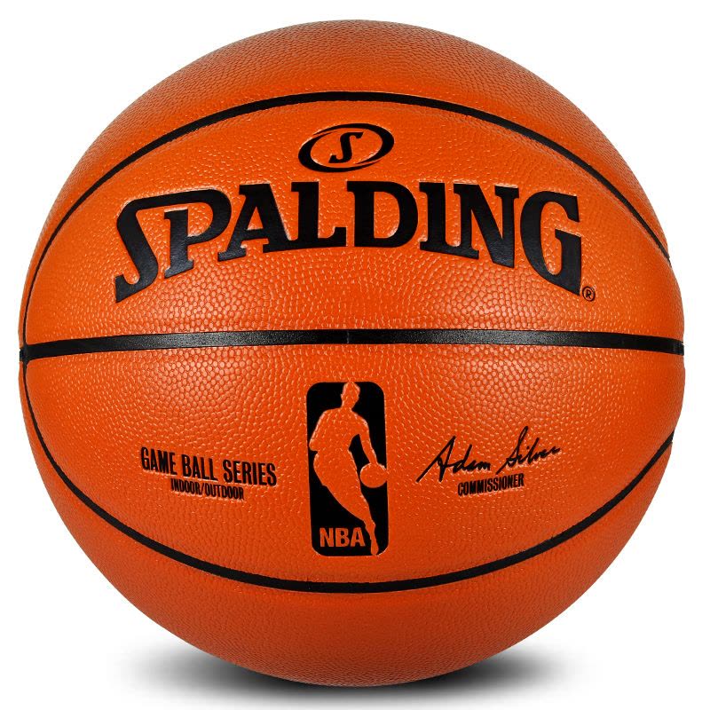 斯伯丁(SPALDING) 篮球 室内室外水泥地通用PU蓝球NBA比赛用球图片