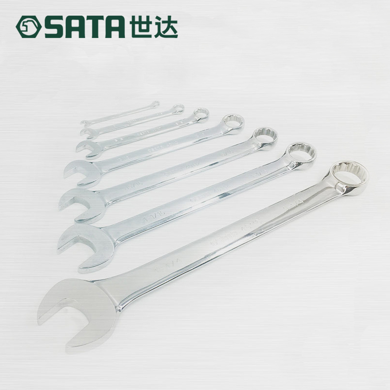 世达世达6件套英制全抛光两用扳手SA09017