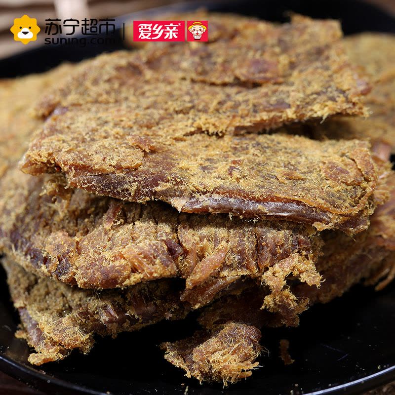 爱乡亲 肉干肉脯 牛肉干100g(休闲零食)图片