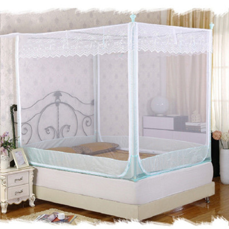 叮不易 方顶 三开门拉链 不锈钢防蚊 蚊帐 302钢1.5m(单位:顶)