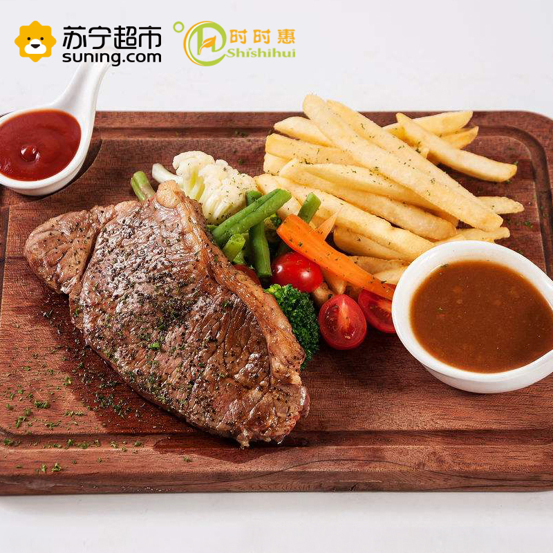 时时惠 阿根廷原切草饲西冷牛排150g*5