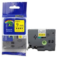 兄弟TZe-621 9mm黄底黑字标签色带