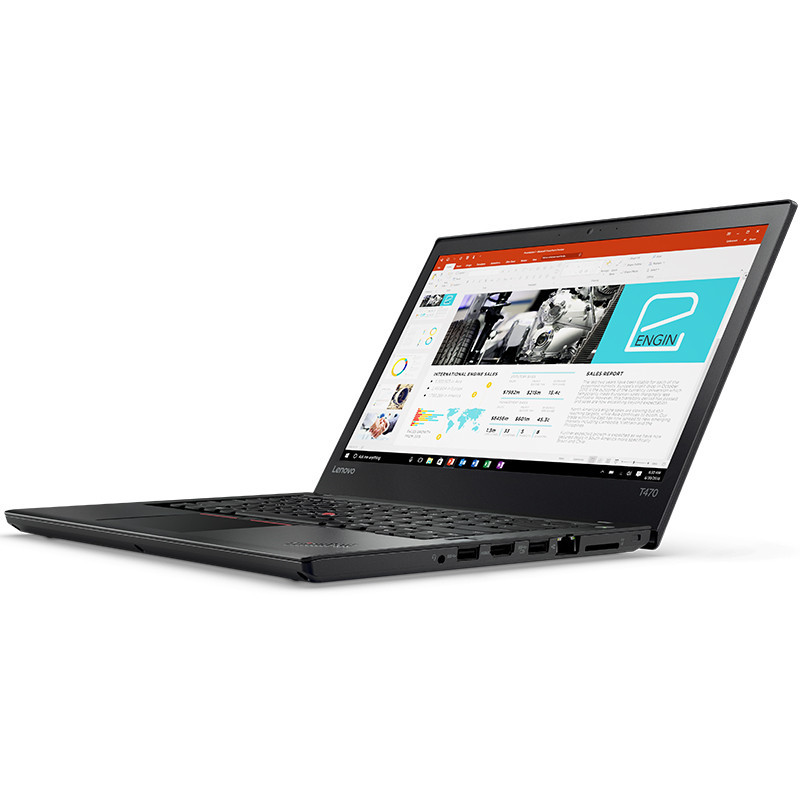 联想/lenovo ThinkPad T470-270 14英寸笔记本电脑I5-6200U 4G 500 2G独显 黑