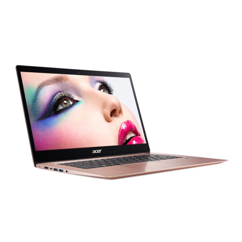 宏碁(acer)蜂鸟Swift3 14英寸超轻薄笔记本电脑(I5-8250U 8G 256G 2G独 IPS全高清 粉)图片
