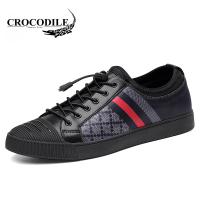 鳄鱼恤（CROCODILE）休闲鞋男鞋 运动户外鞋子 男士时尚懒人板鞋 2039